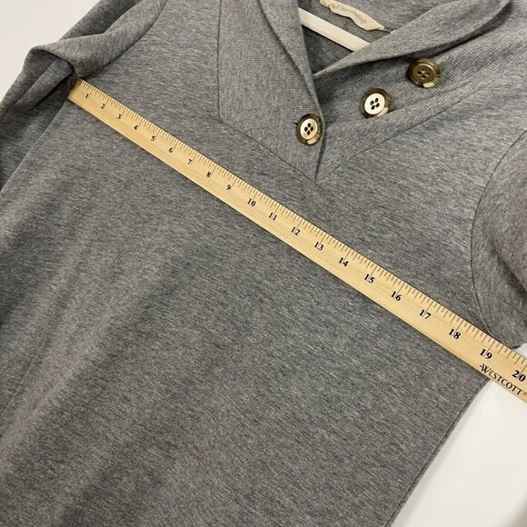Soft Surroundings Sweatshirt Tunic Top Women’s Size Small Gray - Picture 7 of 8